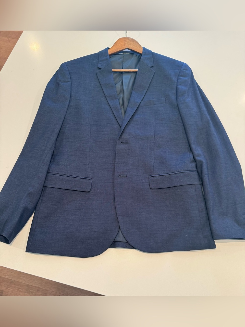 H&M Men's Navy Blazer 40R skinny fit Two-Button
